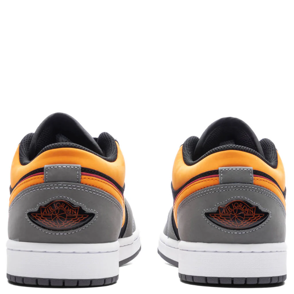 Air Jordan 1 Low SE Craft - Black/Vivid Orange/Light Graphite - Image 4