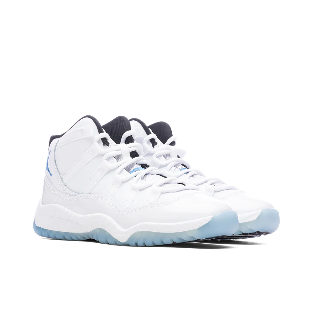 Air Jordan 11 Retro (PS) - White/Legend Blue/Black - Image 2