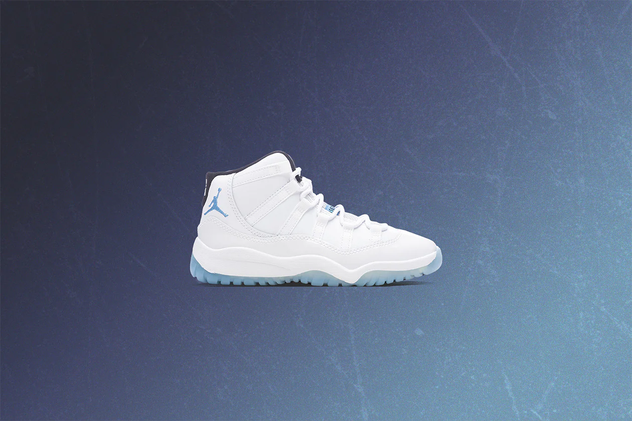 Air Jordan 11 Retro (PS) - White/Legend Blue/Black - Image 5