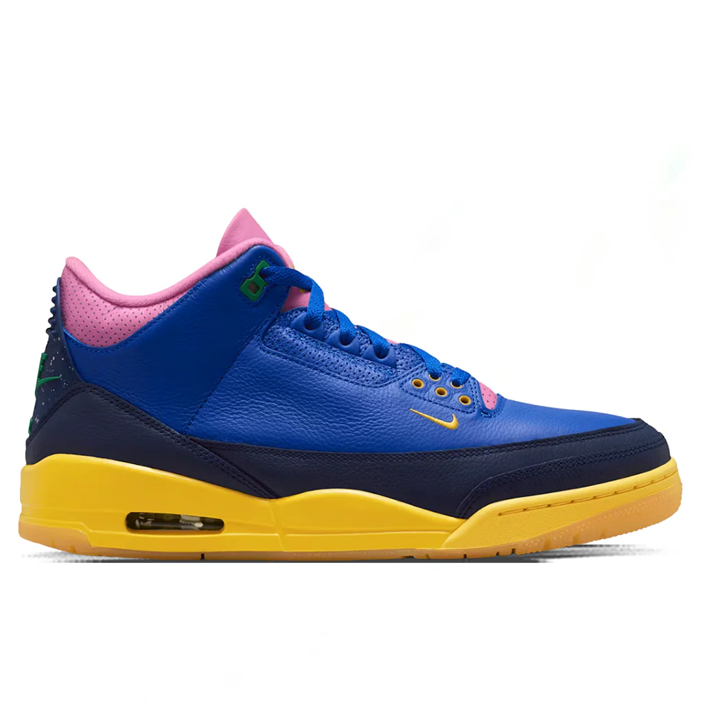 Air Jordan 3 Retro OG 'Brazil' - Racer Blue/Lucky Green/Blue Void