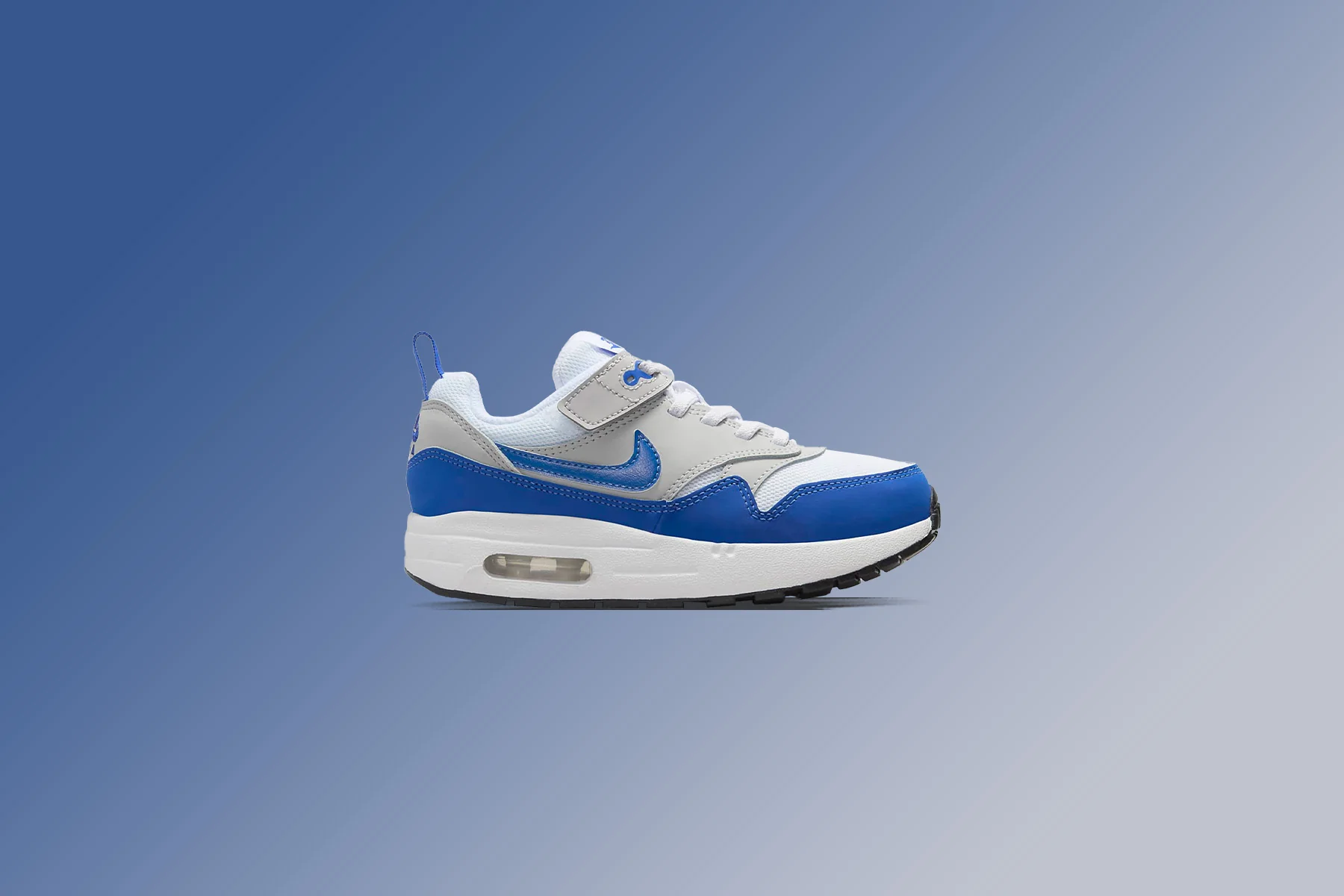 Air Max 1 Easy On (PS) - White/Game Royal/Neutral Grey/Black - Image 2