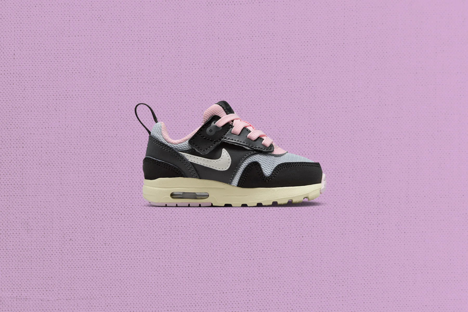 Air Max 1 EZ 'Pink Foam' (TD) - Black/Summit White/Anthracite - Image 5