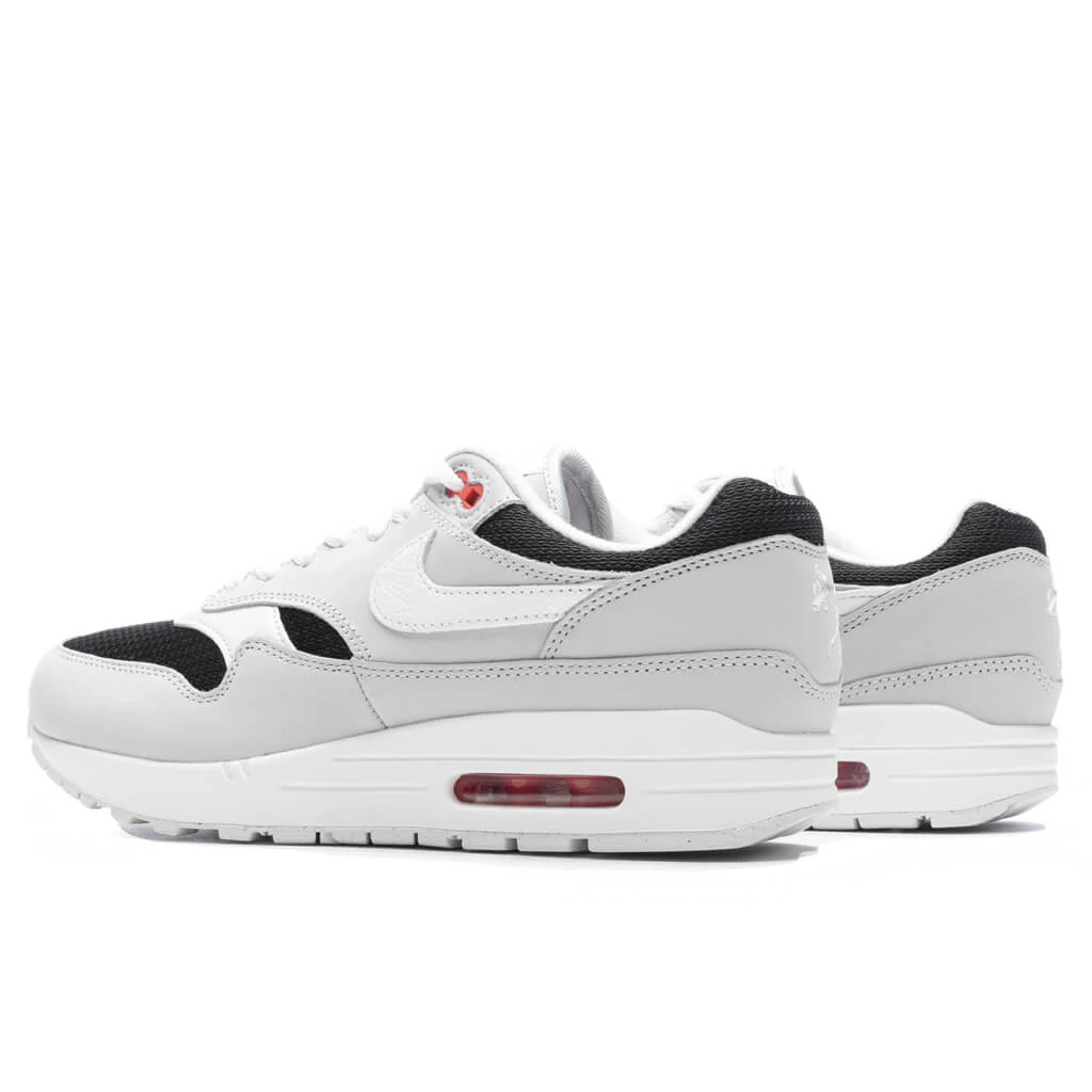 Air Max 1 PRM 'Urawa' - Pure Platinum/White/Black - Image 3