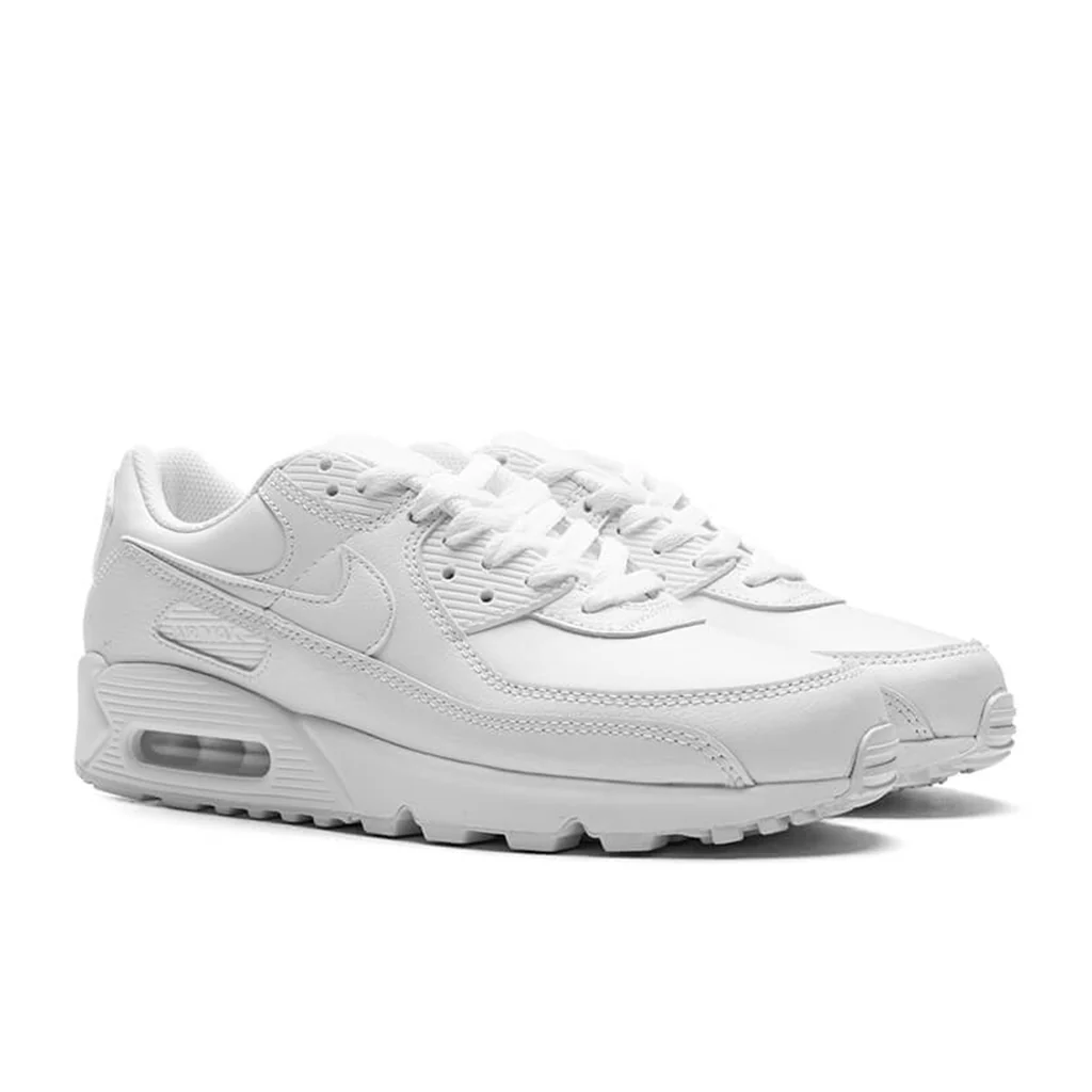 Air Max 90 LTR (GS) - White/Metallic Silver - Image 2