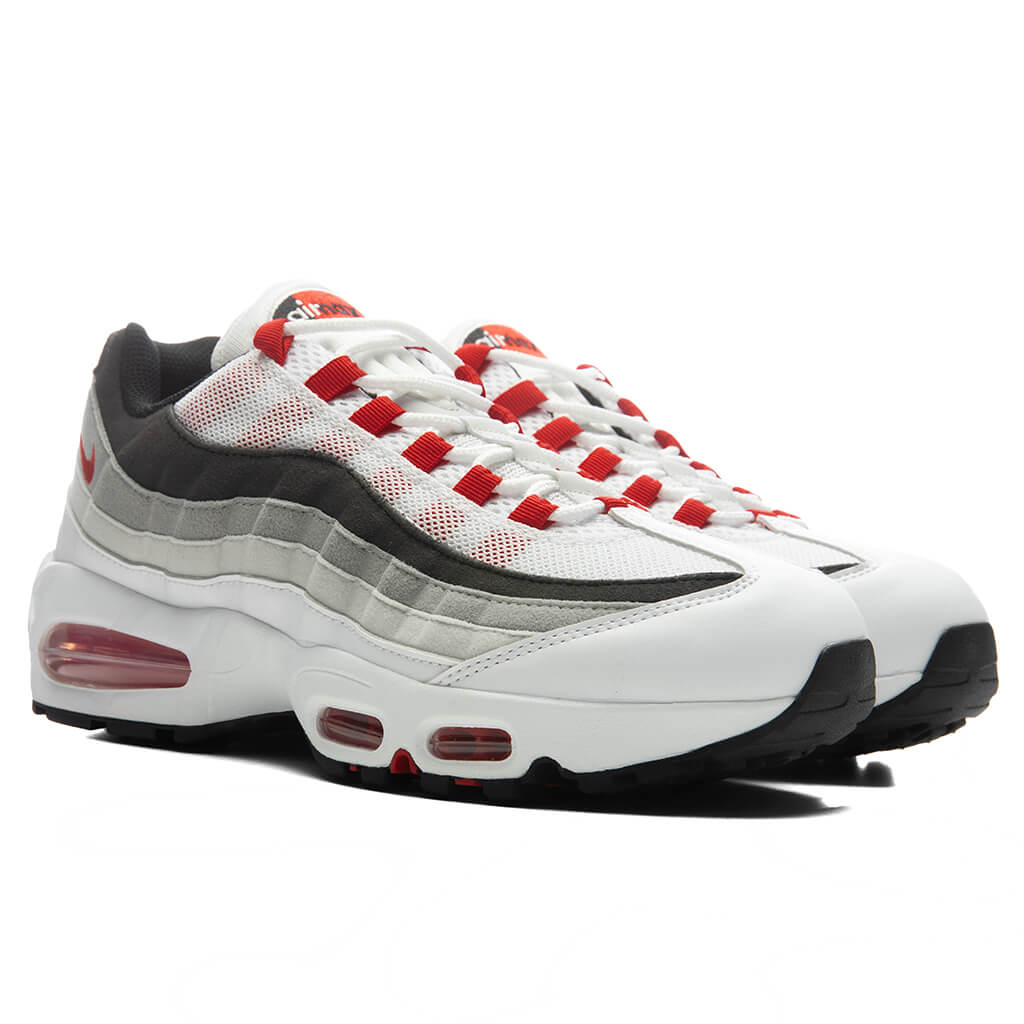 Air Max 95 Big Bubble Premium 'Comet Red' - White/Comet Red/Neutral Grey/Medium Grey - Image 5