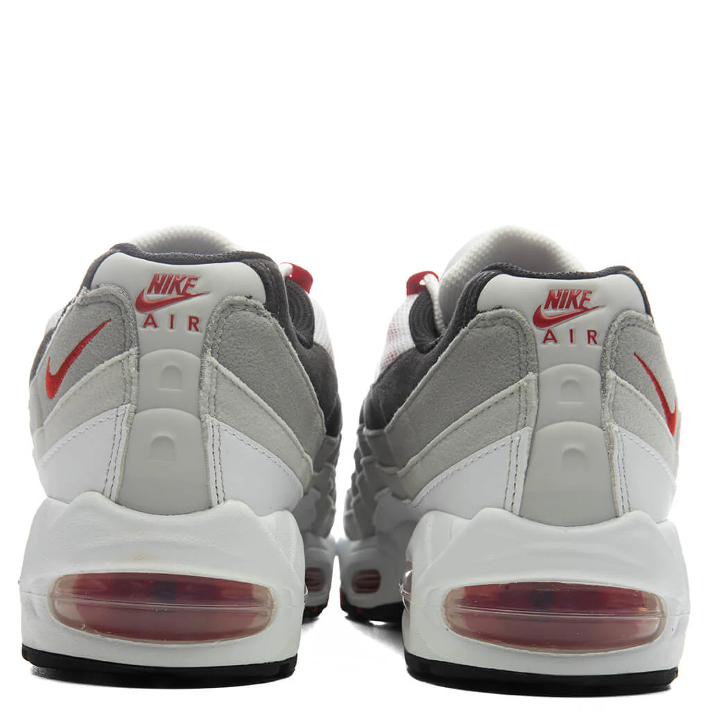Air Max 95 Big Bubble Premium 'Comet Red' - White/Comet Red/Neutral Grey/Medium Grey - Image 6
