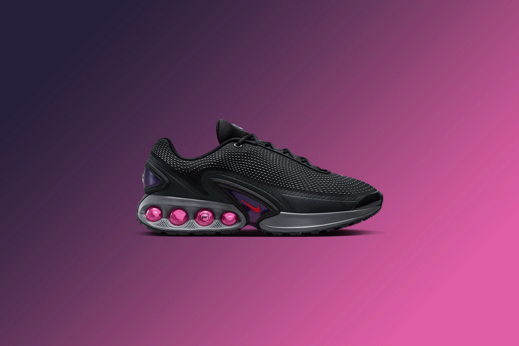 Air Max DN 'All Night' - Black/Light Crimson/Dark Smoke Grey - Image 5