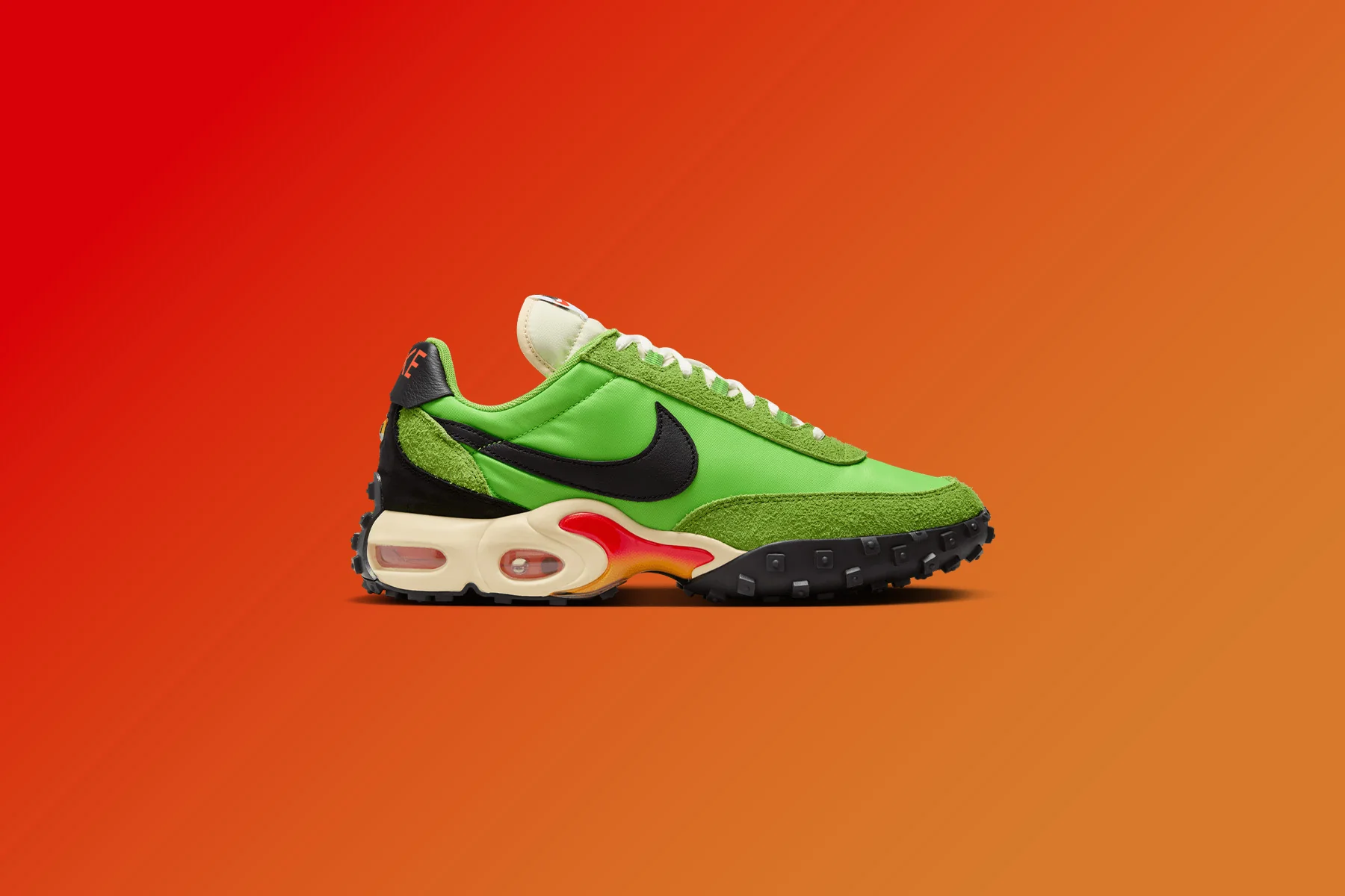 Air Max Waffle - Action Green/Black/Total Orange - Image 5