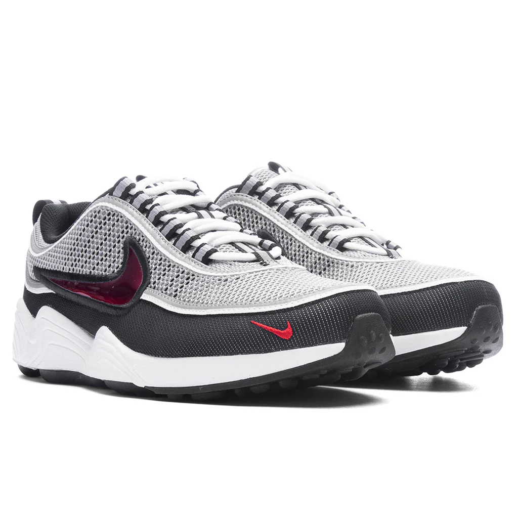 Air Zoom Spiridon SP - Metallic Silver/Sport Red/Black/White - Image 2