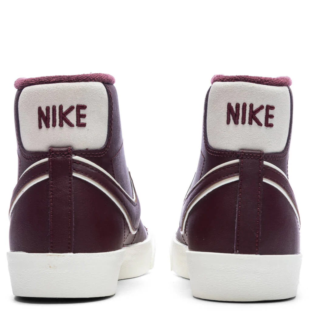 Blazer Mid '77 PRM - Night Maroon/Night Maroon/Sail - Image 4