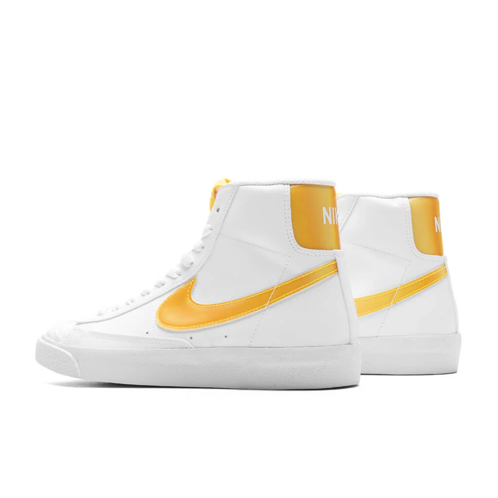 Blazer Mid NN KWE (GS) - White/Vivid Orange/Citron Tint - Image 3