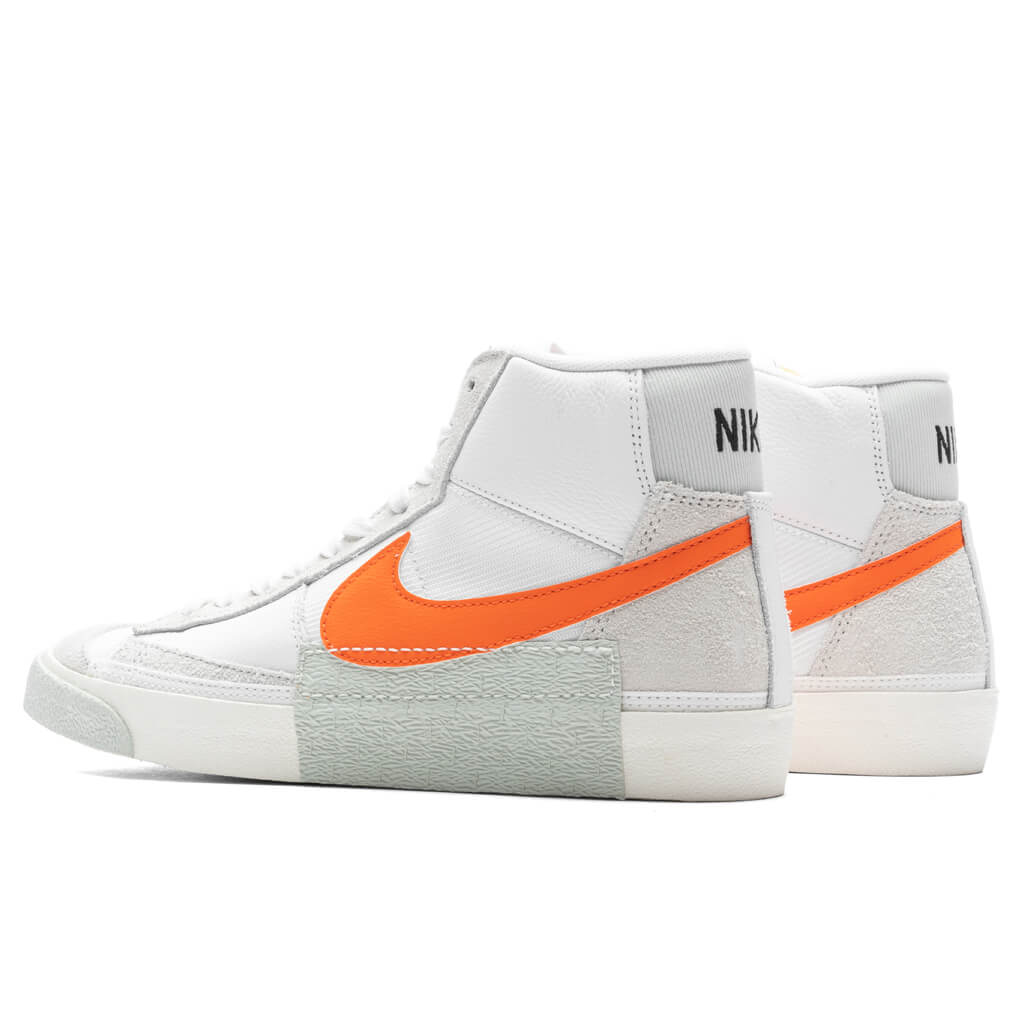 Blazer Mid Pro Club - White/Safety Orange/Sail - Image 3