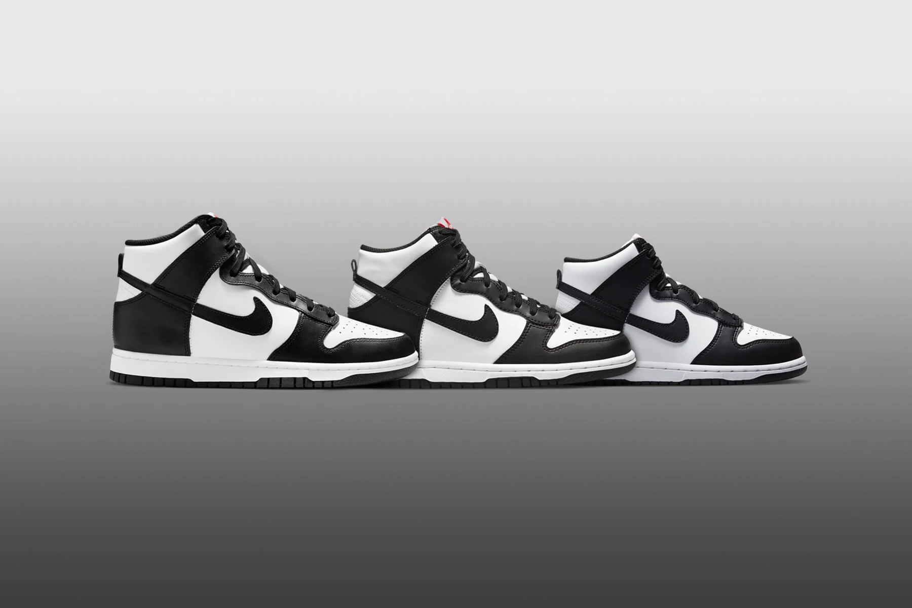 Dunk High (GS) - Black/White - Image 2