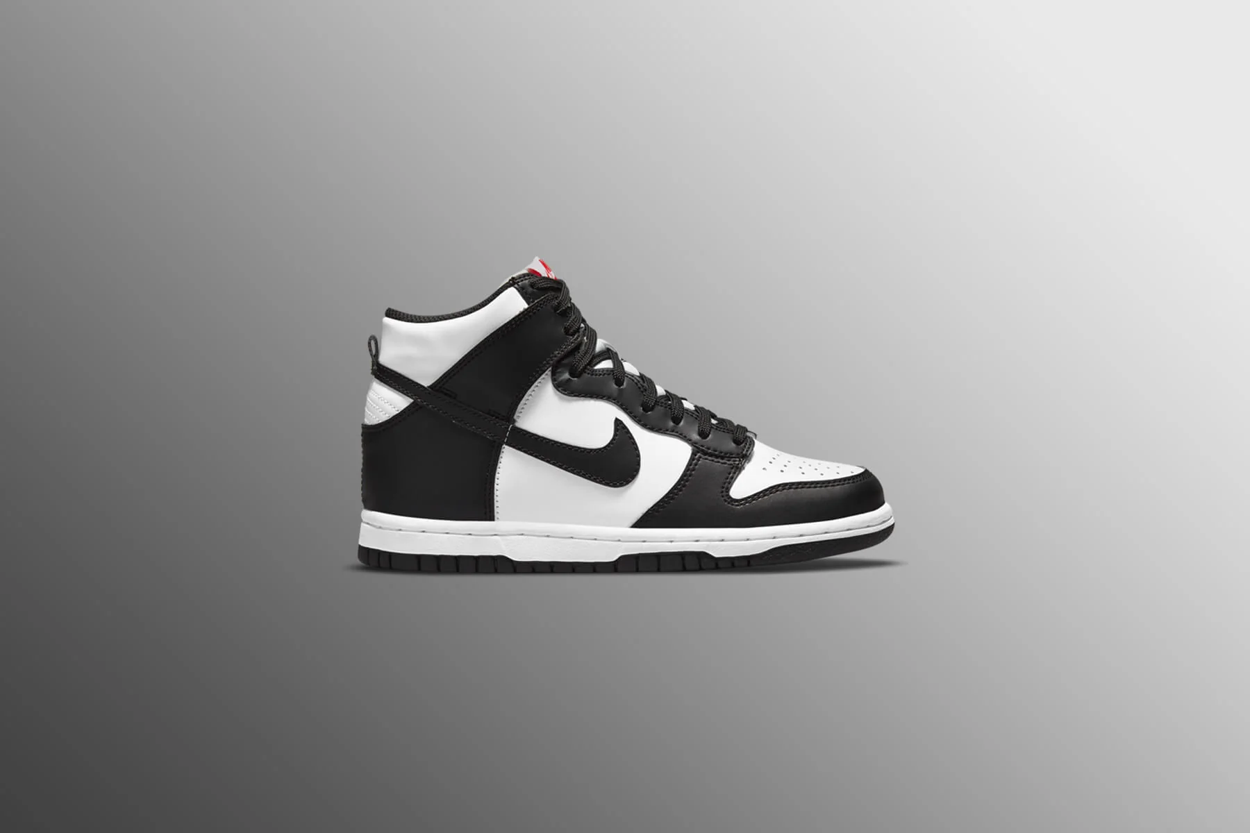 Dunk High (GS) - Black/White - Image 3