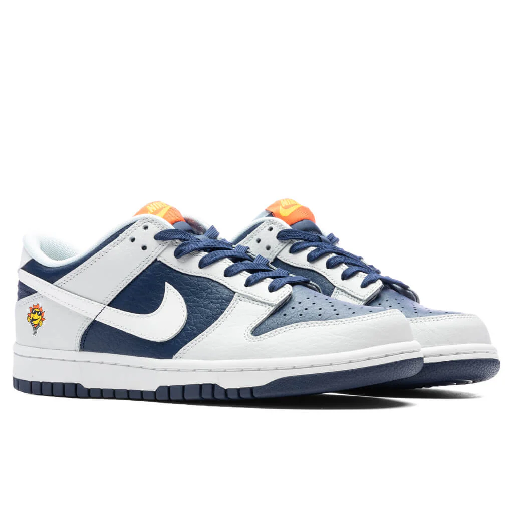 Dunk Low UV Reactive (GS) - Photon Dust/White/Midnight Navy - Image 2