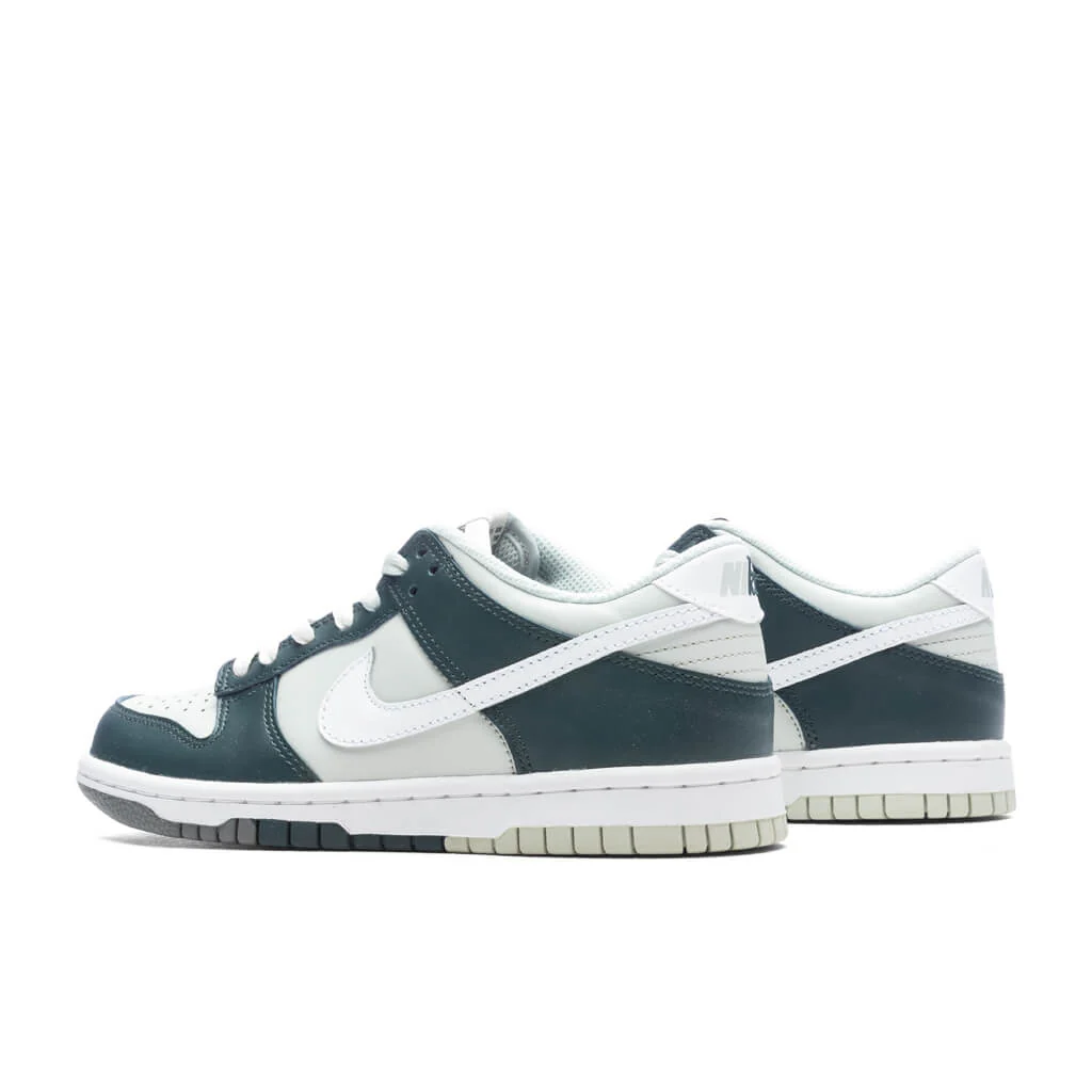 Dunk Low (GS) - Deep Jungle/White/Light Silver - Image 3