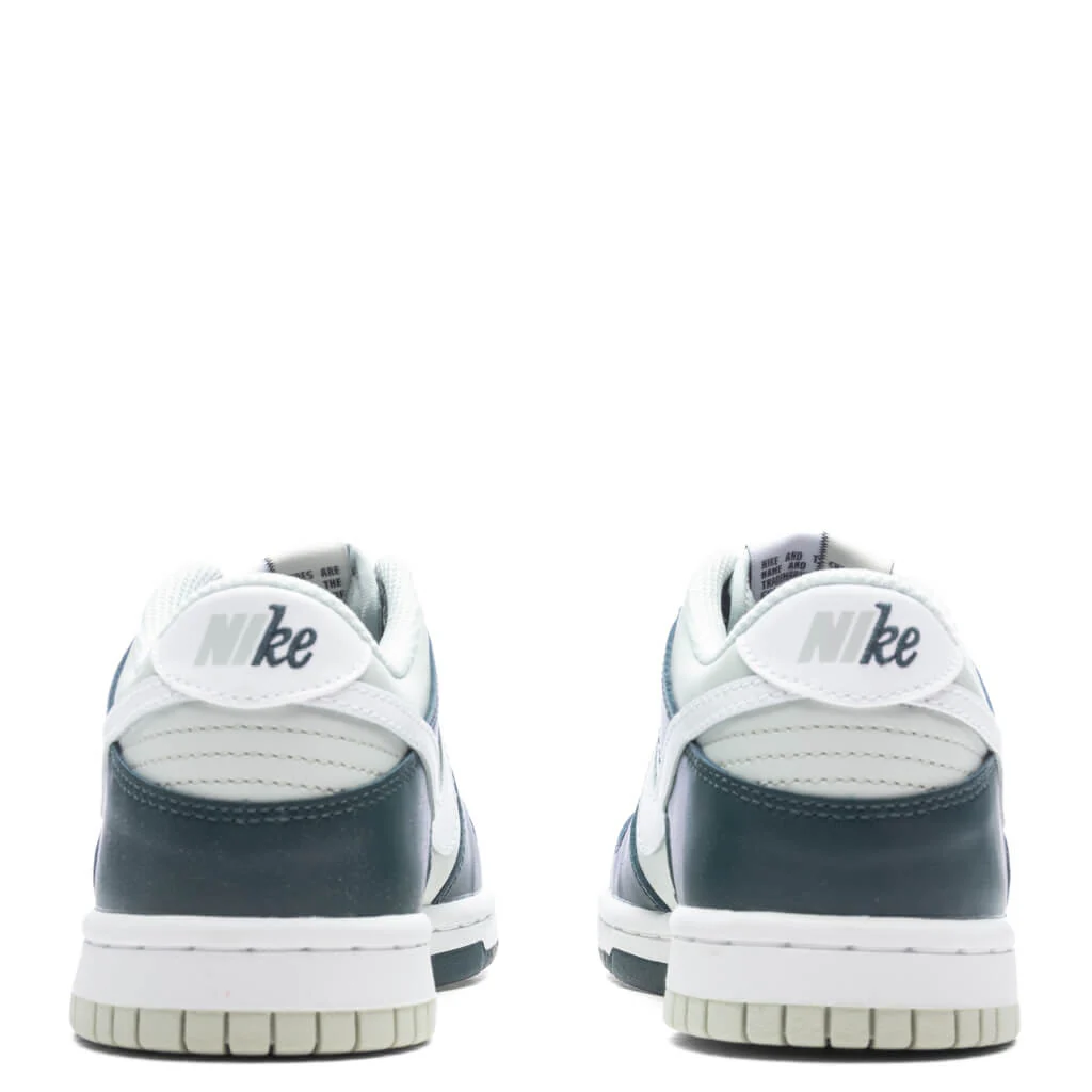 Dunk Low (GS) - Deep Jungle/White/Light Silver - Image 4