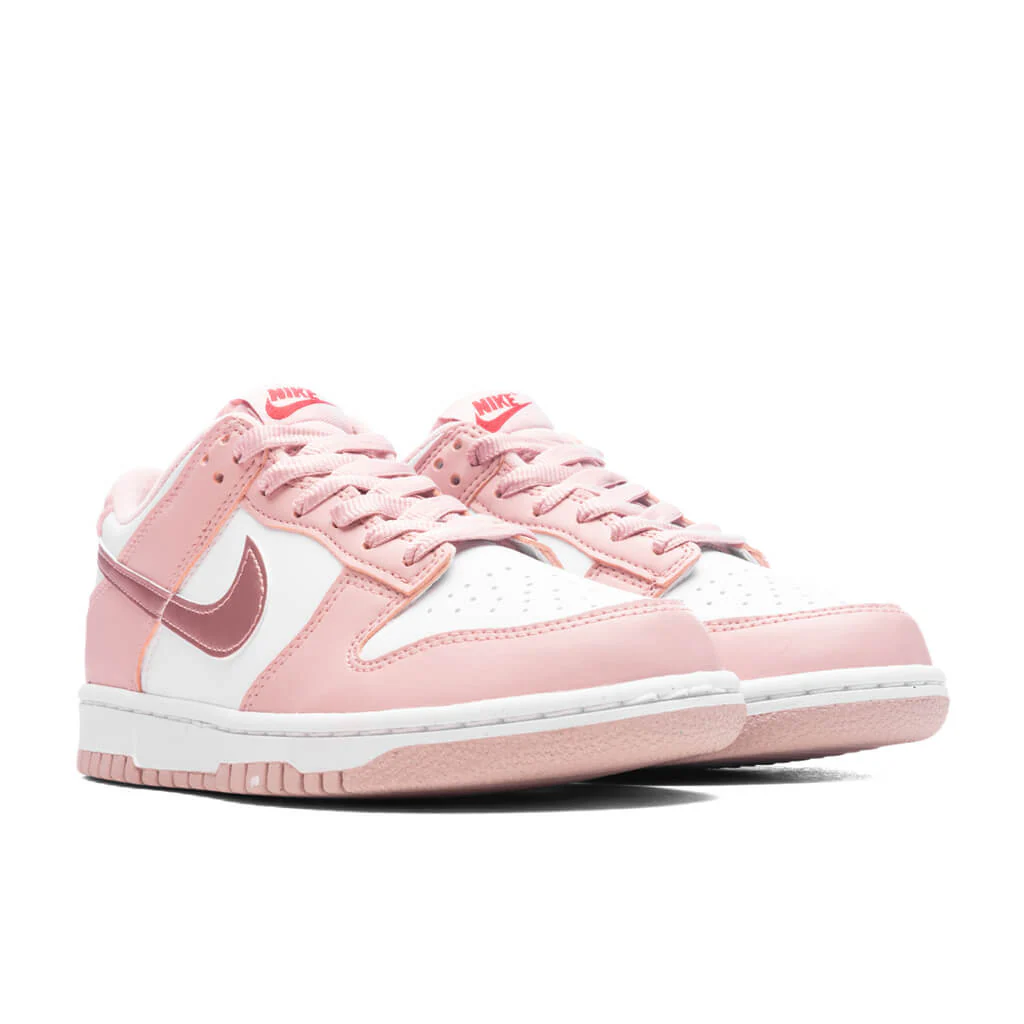 Dunk Low (GS) - Pink Glaze/Pink Glaze/White/Pomegranate - Image 2