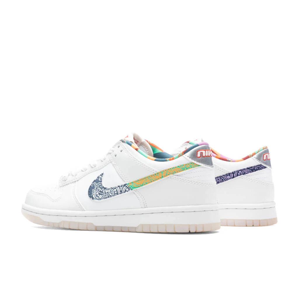 Dunk Low Multi-Color Paisley (GS) - White/Diffused Blue/White - Image 3