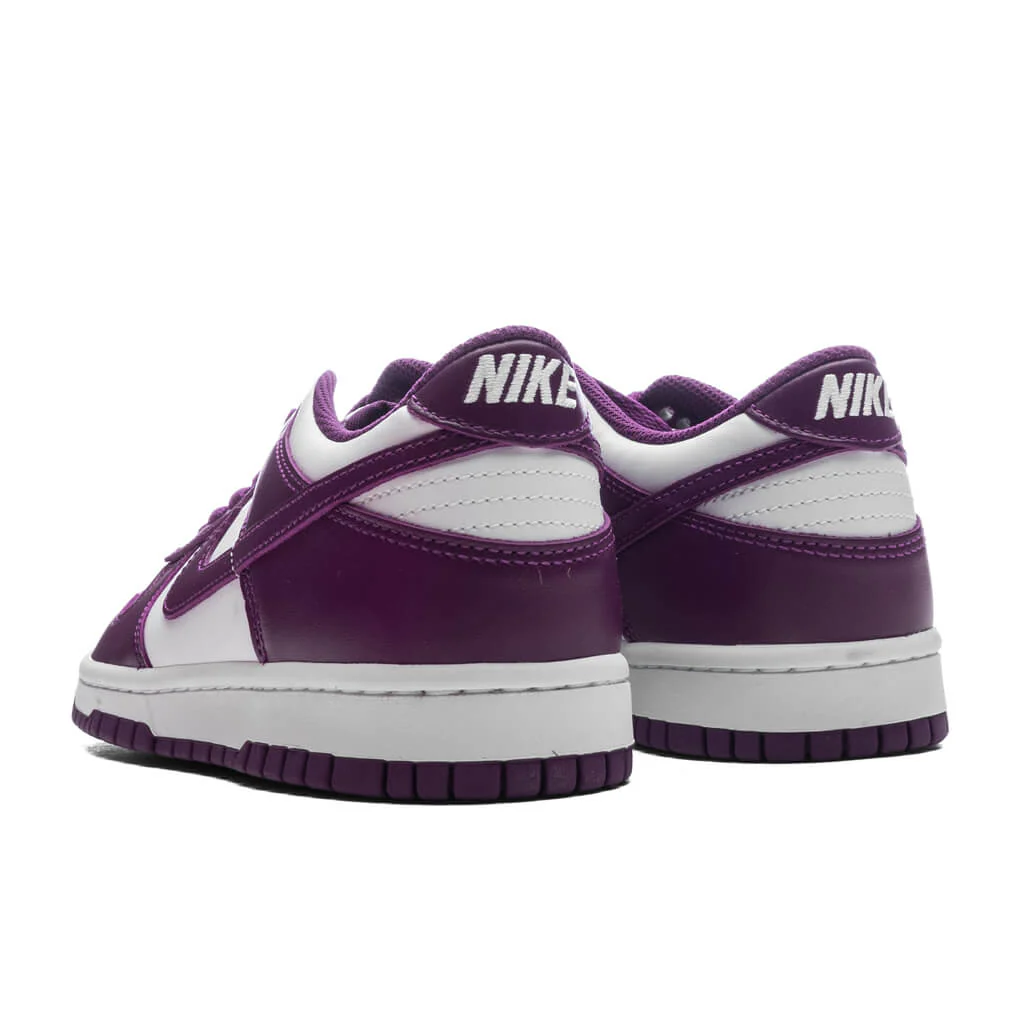 Dunk Low (GS) - White/Viotech/White - Image 3