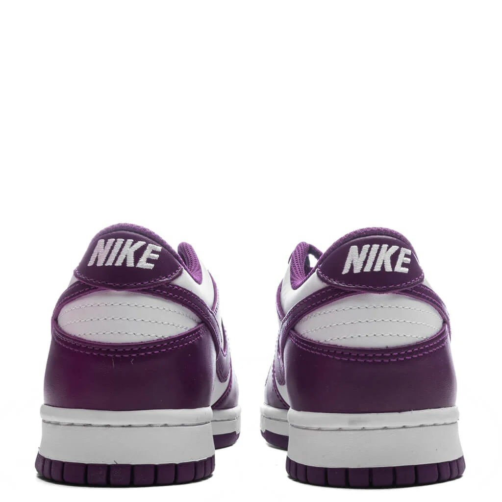 Dunk Low (GS) - White/Viotech/White - Image 4