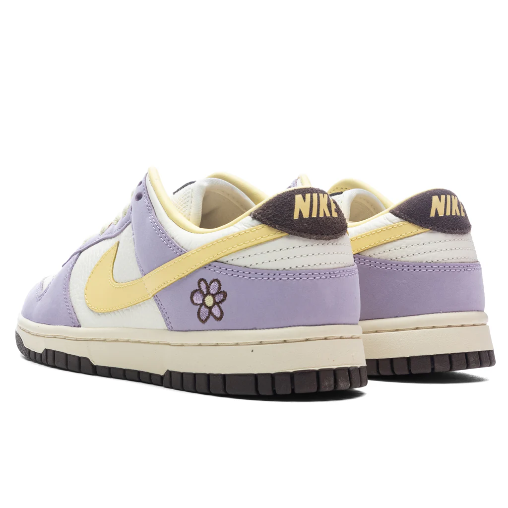 Women's Dunk Low 'Lilac Bloom' - Lilac Bloom/Soft Yellow/Sail - Image 3