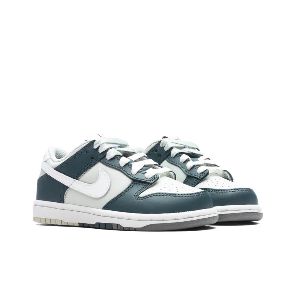 Dunk Low (PS) - Deep Jungle/White/Light Silver - Image 2