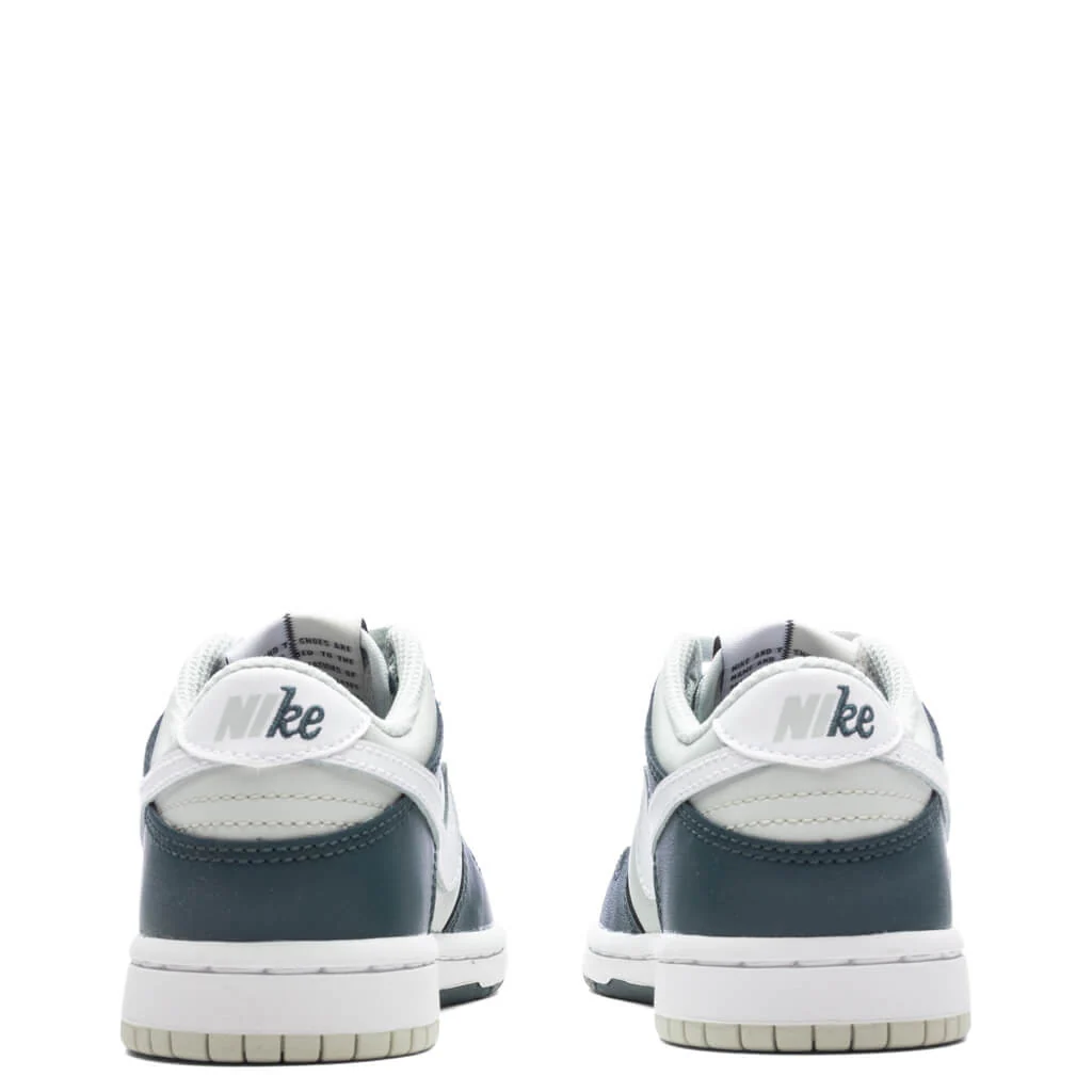 Dunk Low (PS) - Deep Jungle/White/Light Silver - Image 4