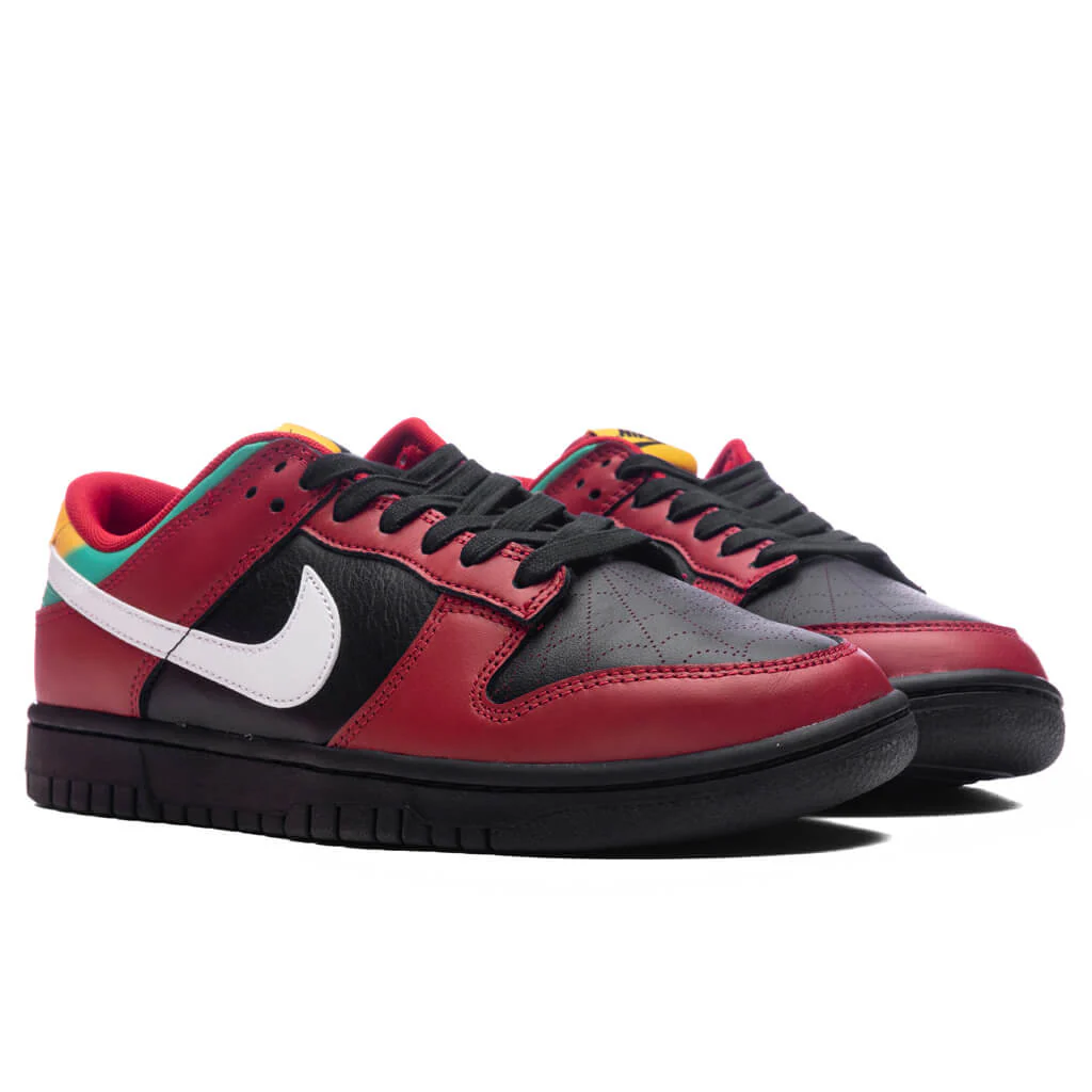 Dunk Low Retro 'Biker Tattoos' - Black/ White/Gym Red/University Gold - Image 2