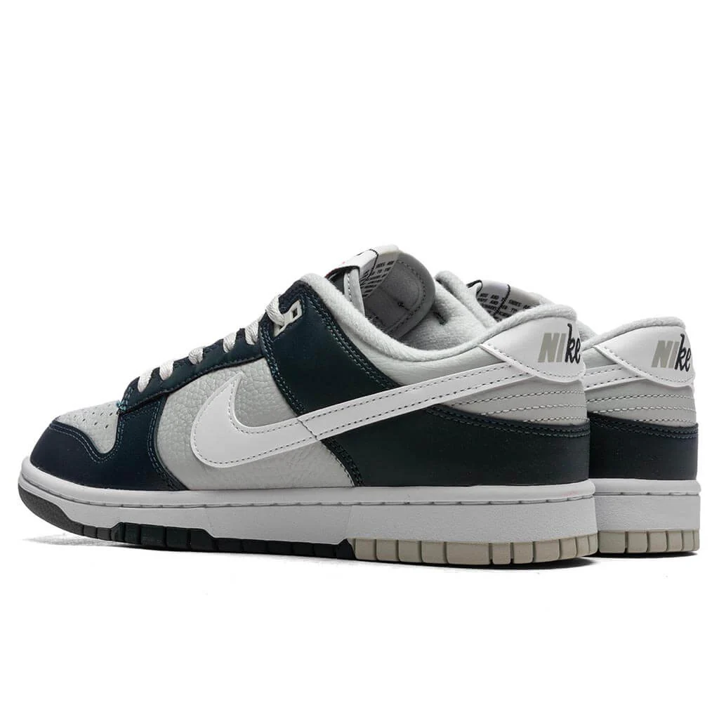 Dunk Low Retro Premium 'Split Deep Jungle' - Deep Jungle/White/Light Silver - Image 3