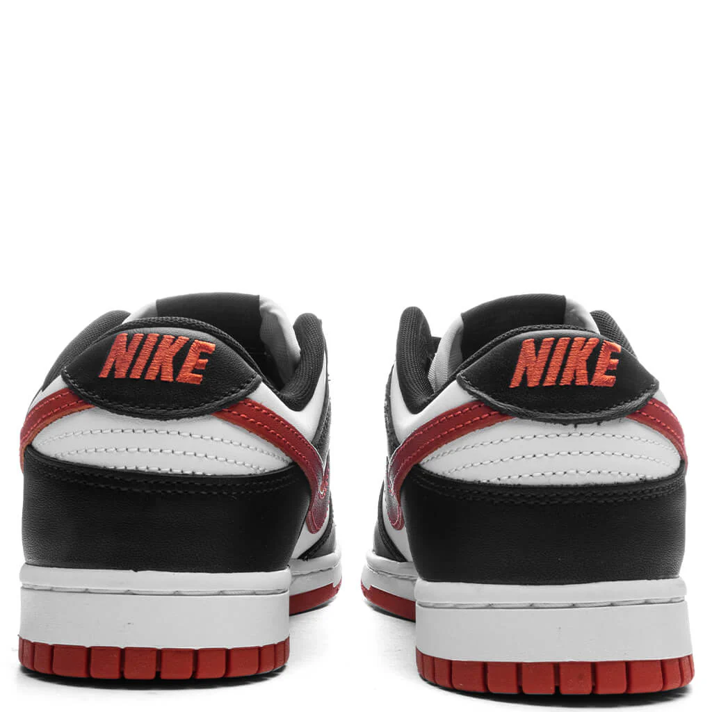 Dunk Low Retro - White/Dragon Red/Black - Image 4