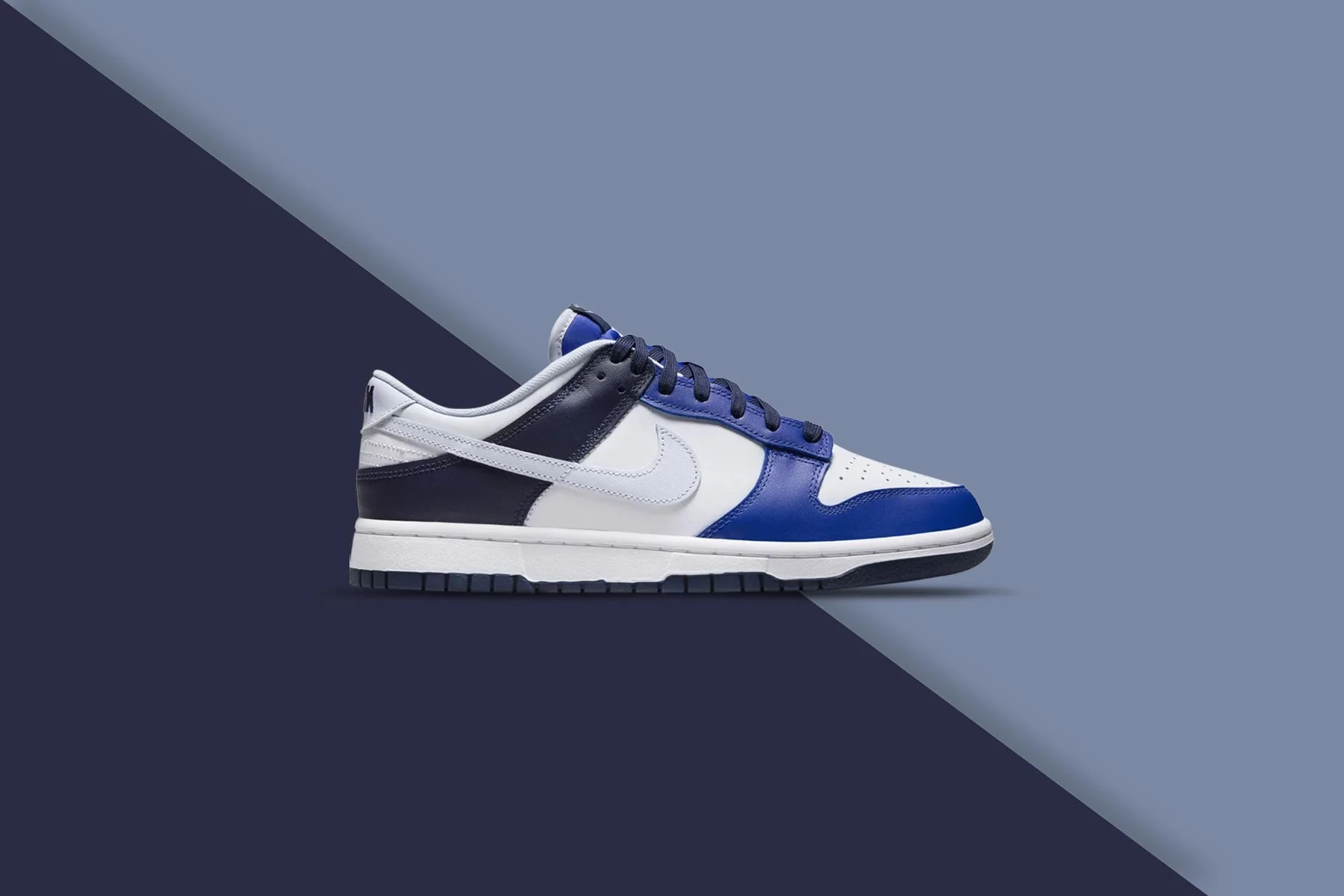 Dunk Low Retro - White/Football Grey/Game Royal - Image 5