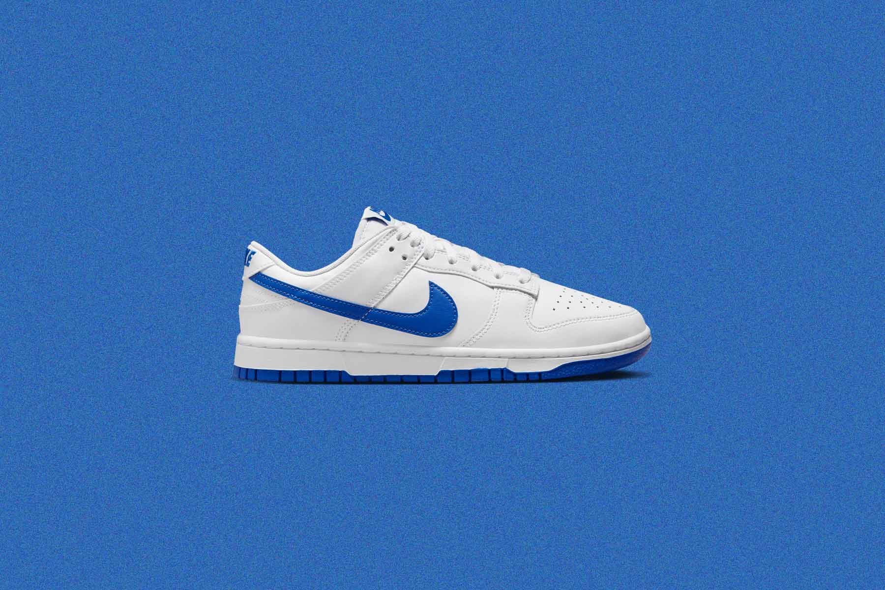 Dunk Low Retro - White/Hyper Royal - Image 5