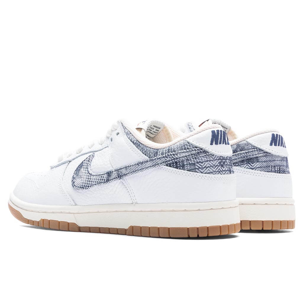 Dunk Low - White/Midnight Navy/Gym Red - Image 3
