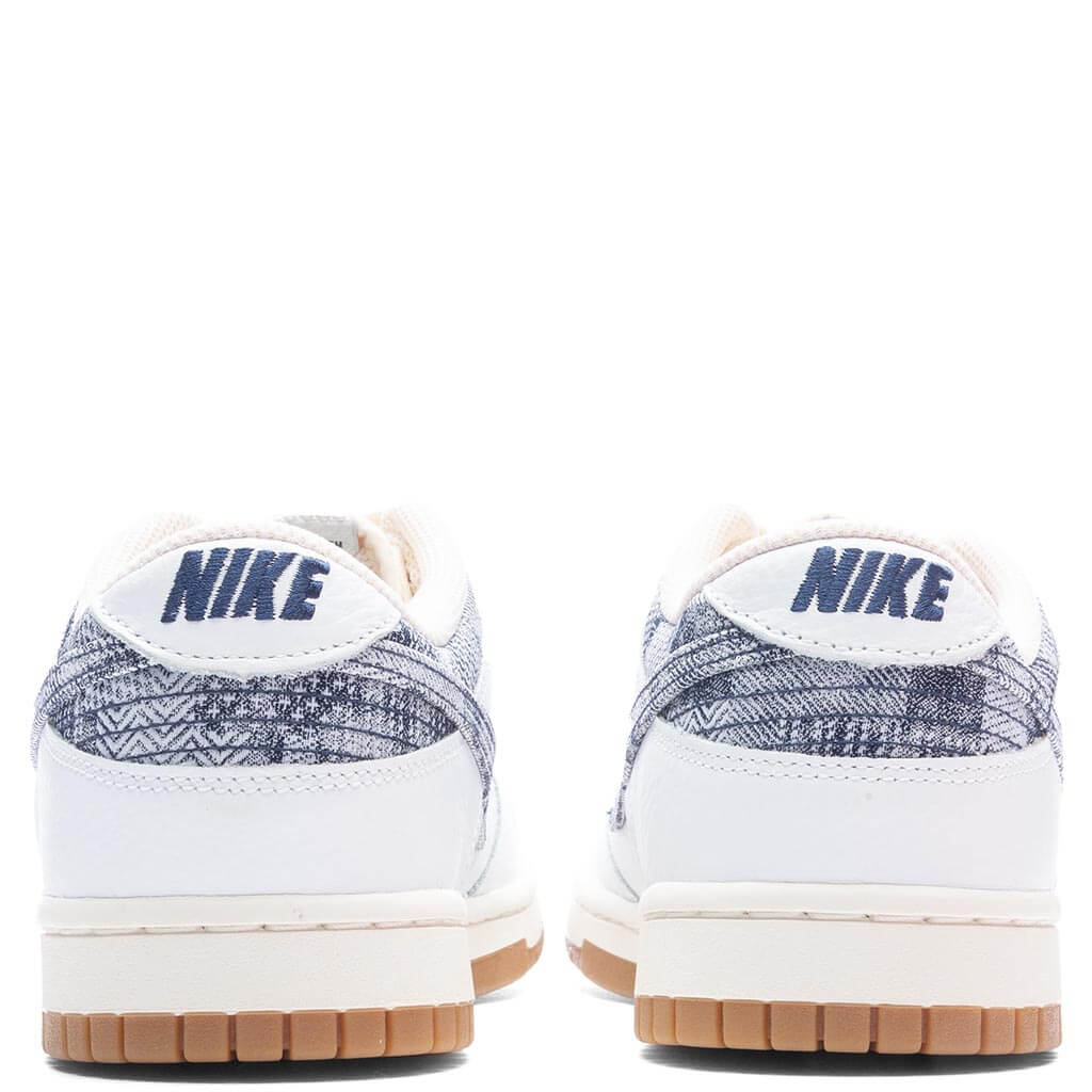 Dunk Low - White/Midnight Navy/Gym Red - Image 4