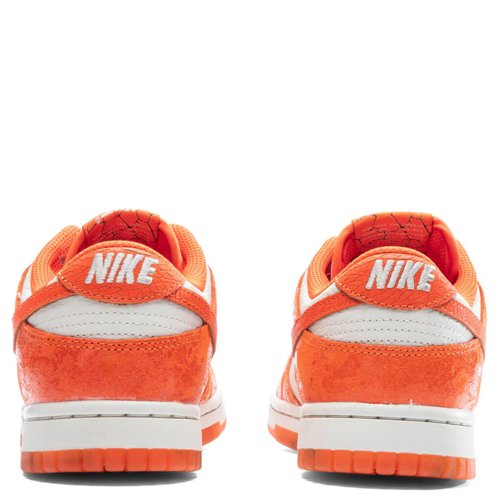Women's Dunk Low - Light Bone/Safety Orange/Laser Orange - Image 4