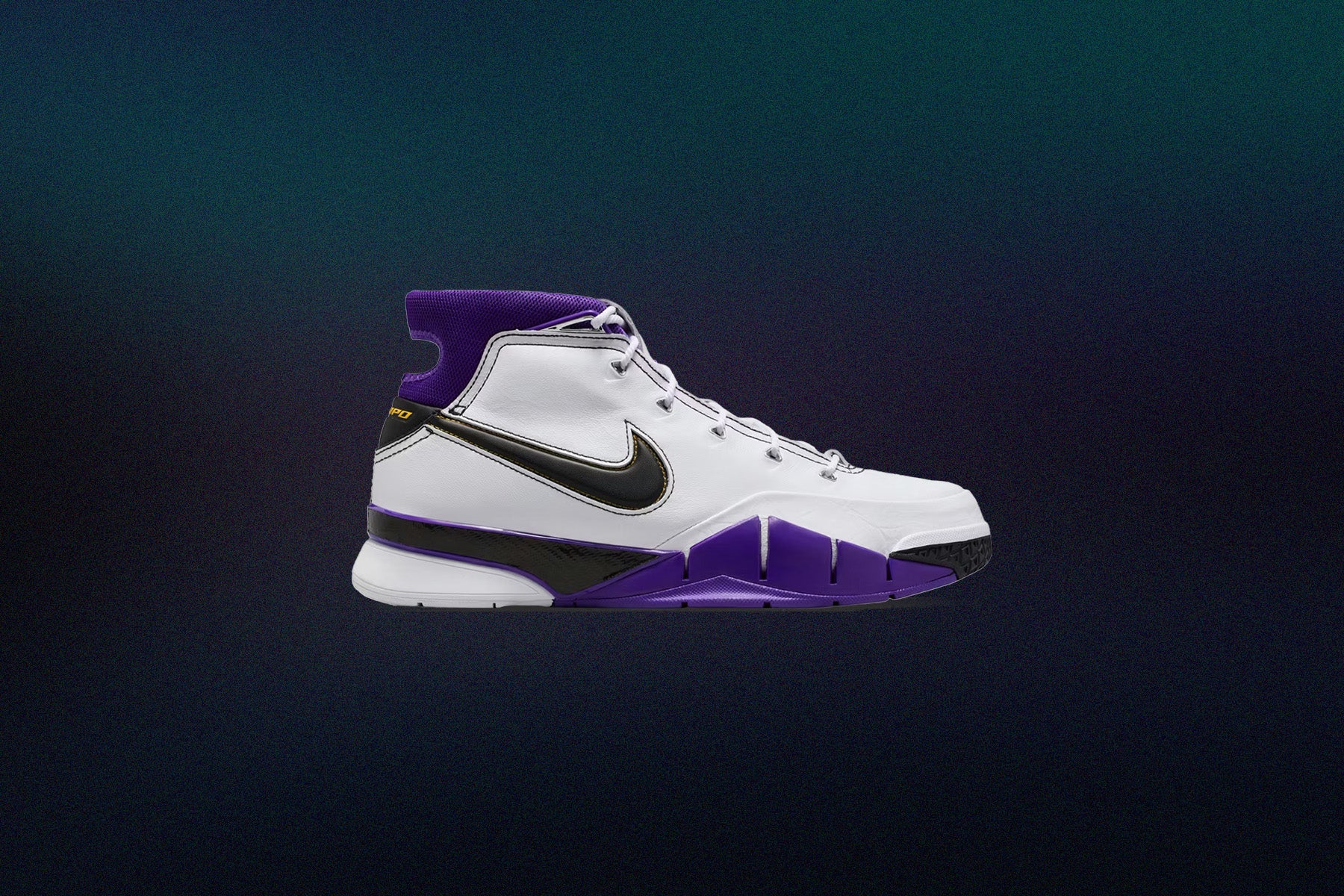 Kobe 1 Protro '81 Points' - White/Black/Court Purple - Image 2