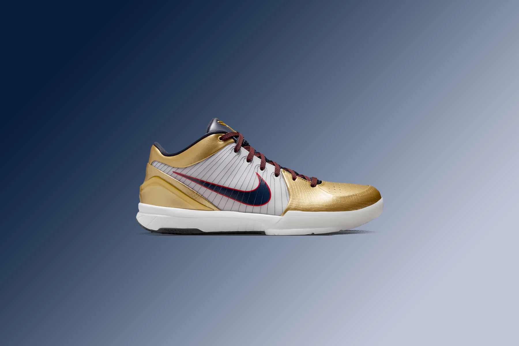 Kobe 4 Protro 'Gold Medal' - White/Dark Obsidian/Varsity Red - Image 5