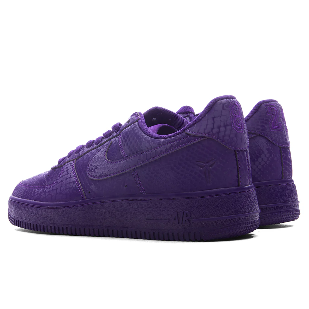 Nike x Kobe Bryant Air Force 1 Low 'Court Purple' - Court Purple/Court Purple - Image 3