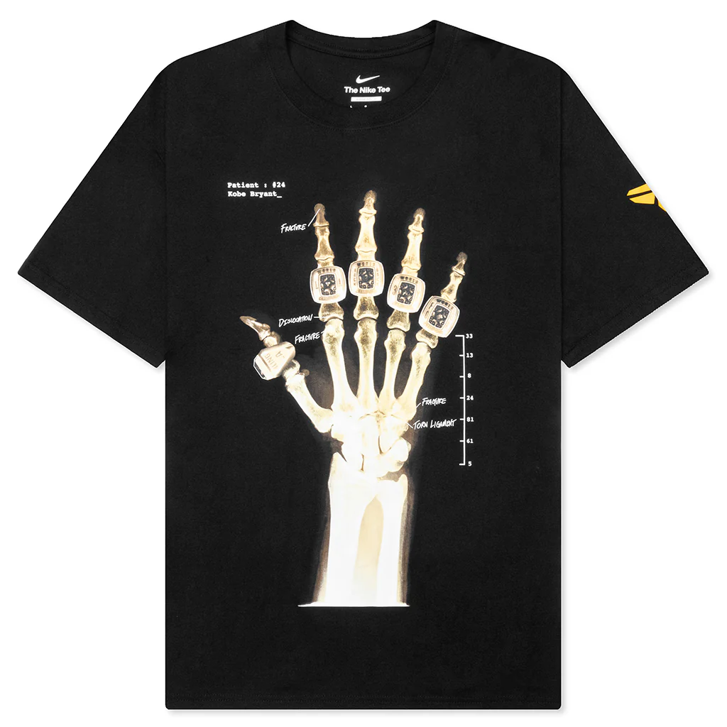 Kobe Bryant Broken Not Beaten T-Shirt - Black
