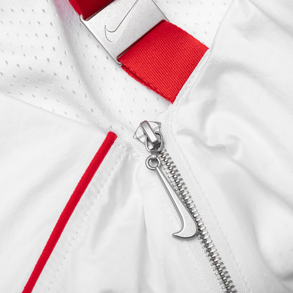 Nike x Jacquemus Nrg Track Jacket - White/University Red - Image 3