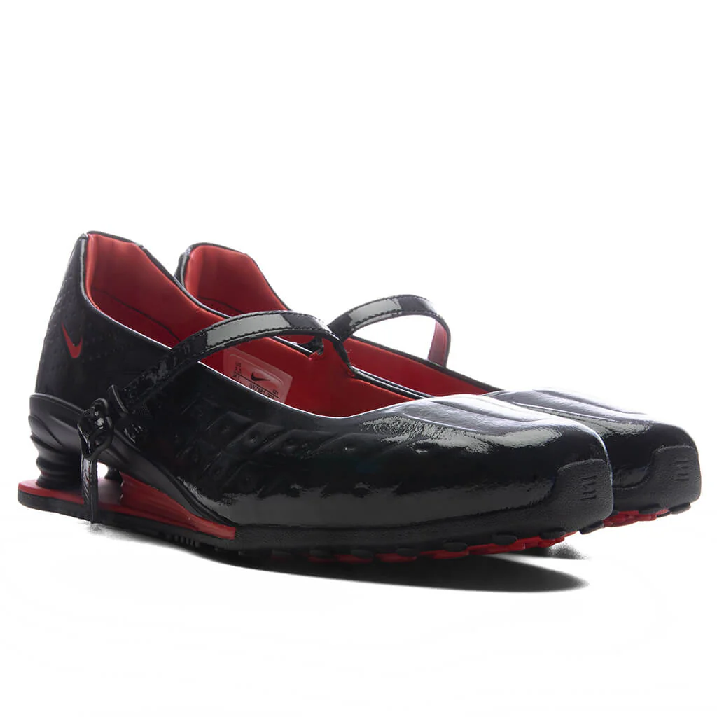 Nike x LABELHOOD Women's Shox Z Calistra - Black/University Red - Image 5
