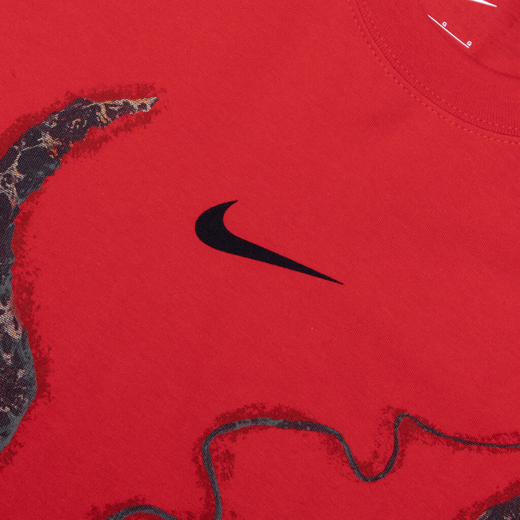 Nike x Stranger Things Max90 Tee - University Red/Black - Image 3