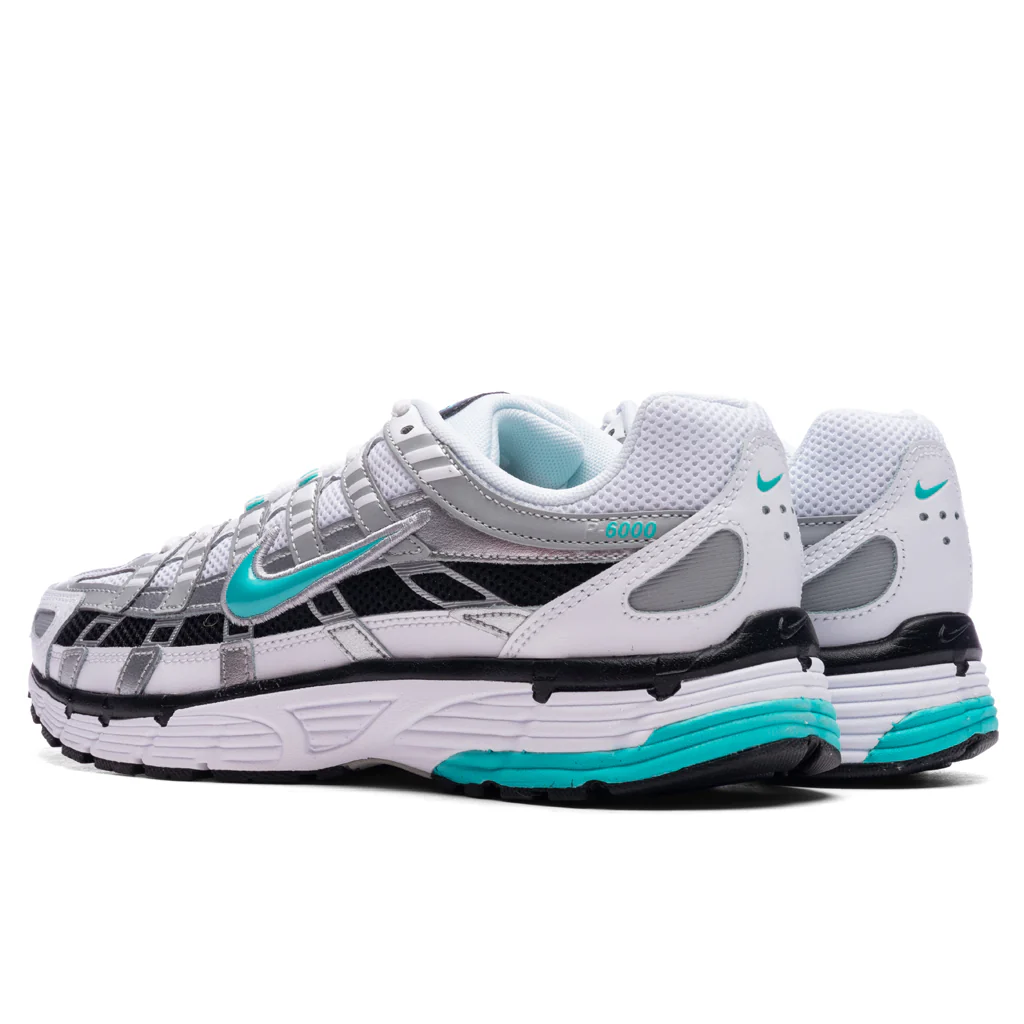 P-6000 - White/Dusty Cactus/Metallic Silver - Image 3