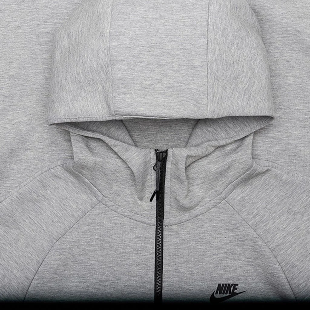 Sportswear Tech Fleece Full-Zip Hoodie - Dark Grey Heather/Black/Black - Image 2