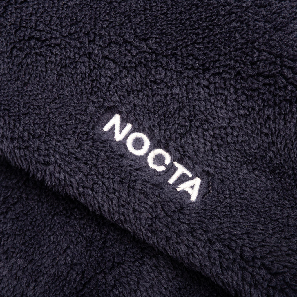 NRG Nocta Fleece Hoodie Womens - Midnight Navy/Wolf Grey - Image 4