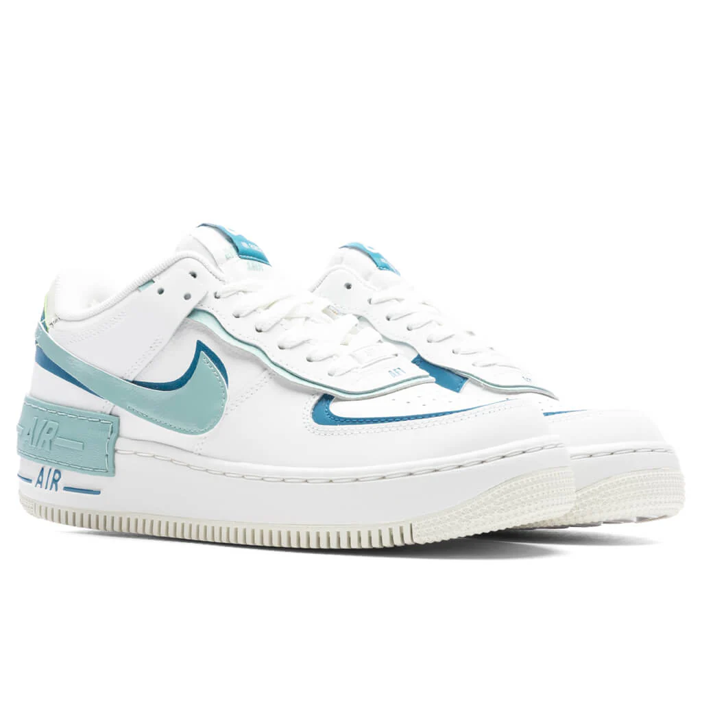 Women's AF1 Shadow - Summit White/Mineral/Industrial Blue - Image 2