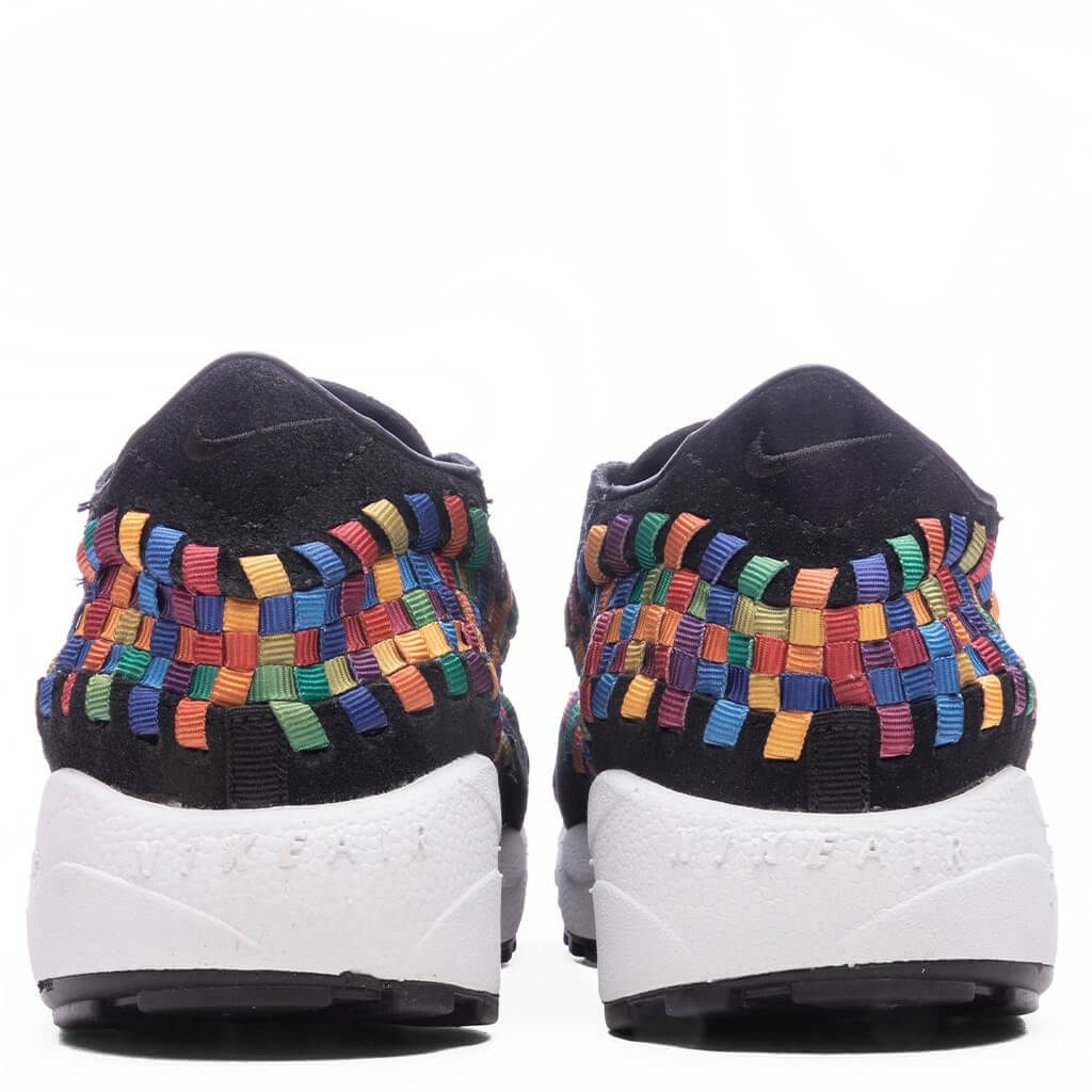 Women's Air Footscape Woven - Black/Black/White - Image 4
