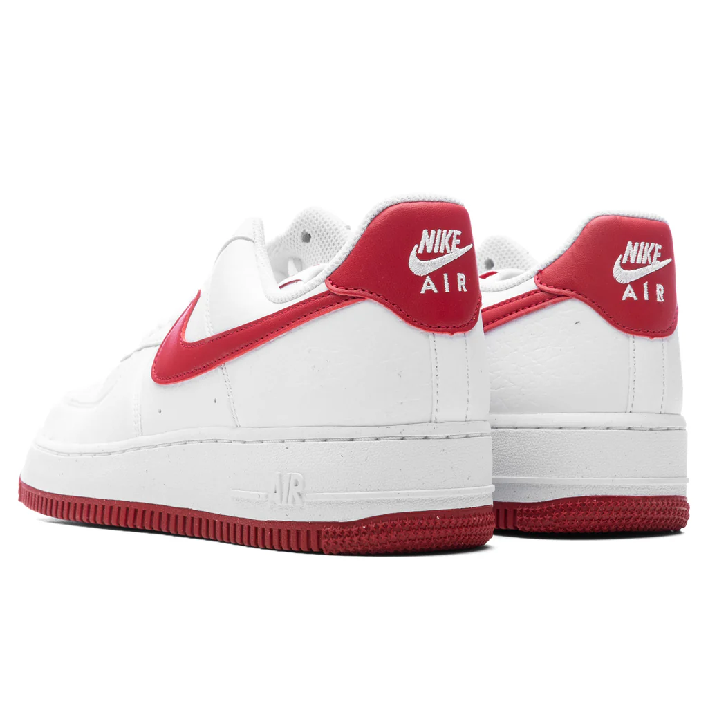 Women's Air Force 1 '07 - White/Gym Red/White/Volt - Image 3