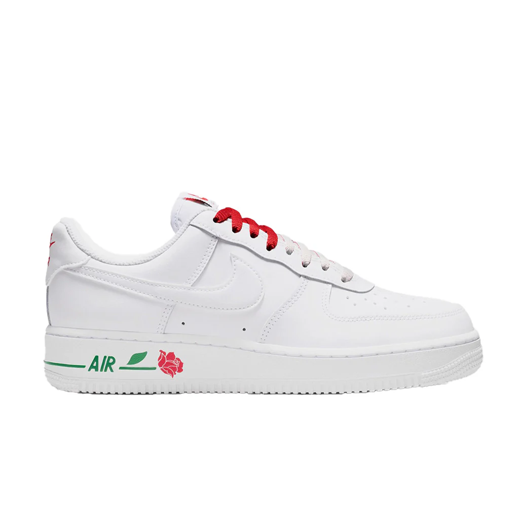 Women's Air Force 1 '07 SE 'Rose' - White/Sport Red/Pine Green